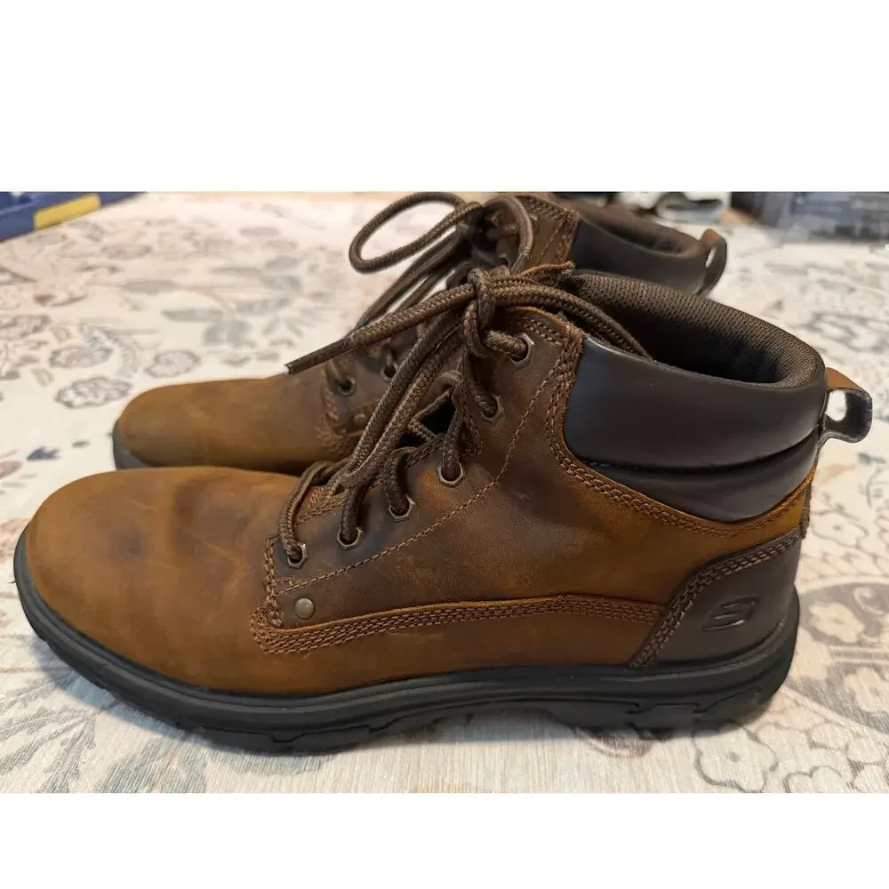 Skechers Relaxed Fit Segment Garnet Boots Men Size 11
